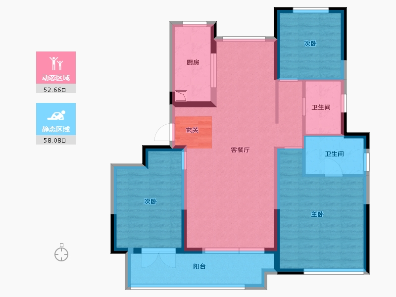 山东省-聊城市-东昌天悦-99.20-户型库-动静分区