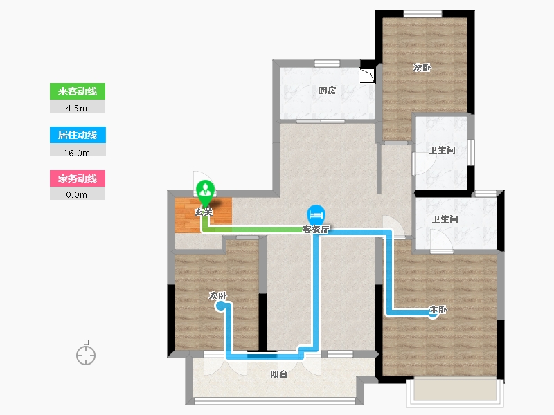 山东省-聊城市-东昌天悦-99.20-户型库-动静线