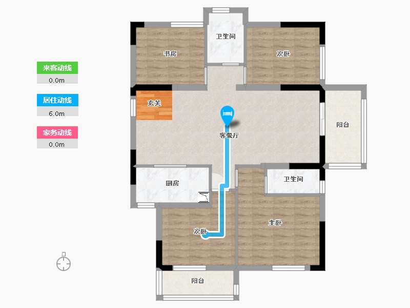 福建省-宁德市-宁德世通现代城-96.00-户型库-动静线