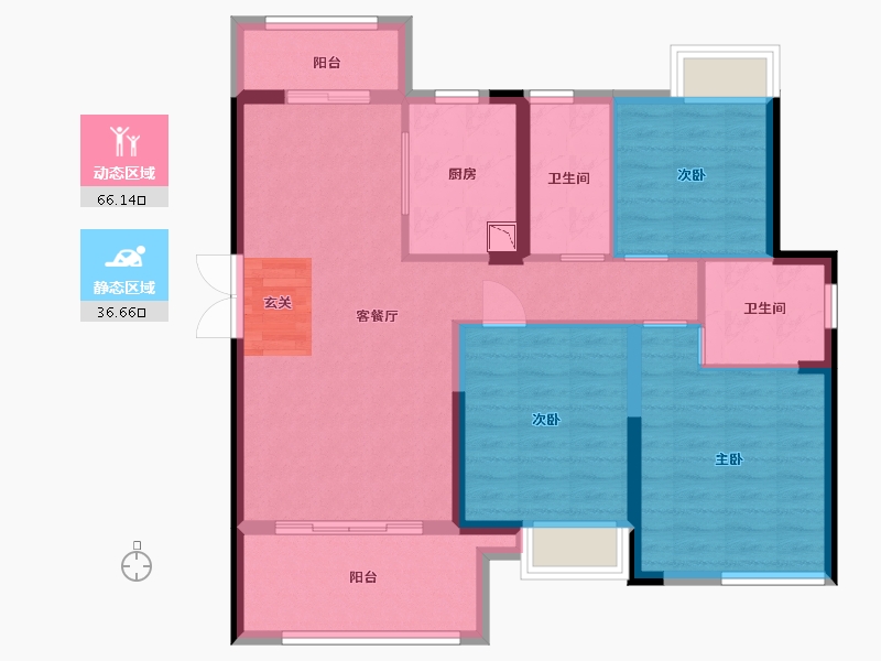 江西省-赣州市-东方君庭-92.00-户型库-动静分区