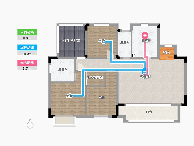 江西省-赣州市-绿地赣州城际空间站-98.40-户型库-动静线