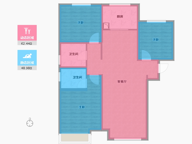 河北省-保定市-西湖铂悦山-100.00-户型库-动静分区