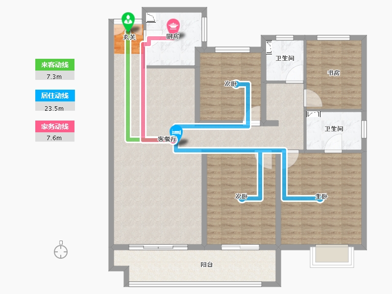 江苏省-连云港市-金鹰.秋枫苑-122.40-户型库-动静线