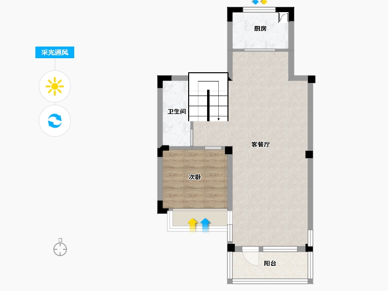 广东省-东莞市-安联尚�Z-59.35-户型库-采光通风