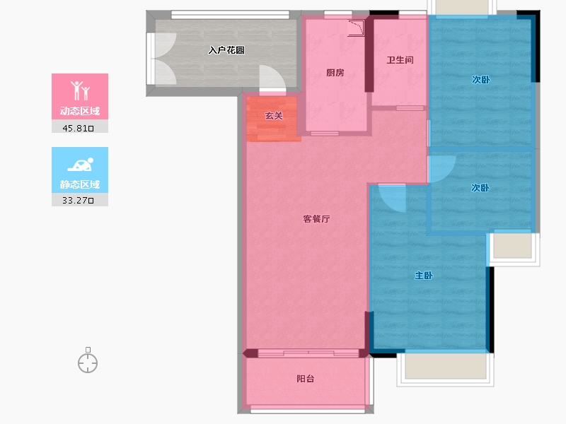 广东省-广州市-伟腾云星-79.55-户型库-动静分区