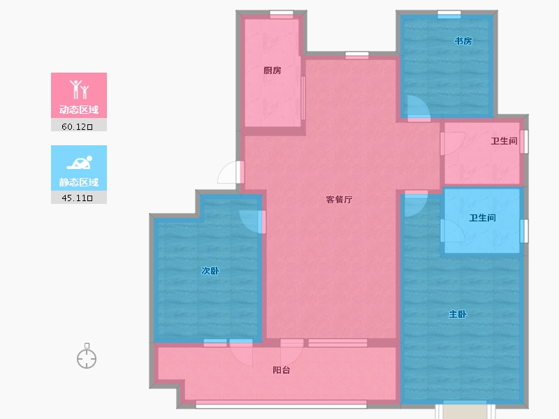 山东省-青岛市-青岛佳诺华国际医养健康小镇-93.59-户型库-动静分区