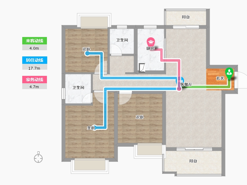 江西省-赣州市-联泰天�Z-97.60-户型库-动静线