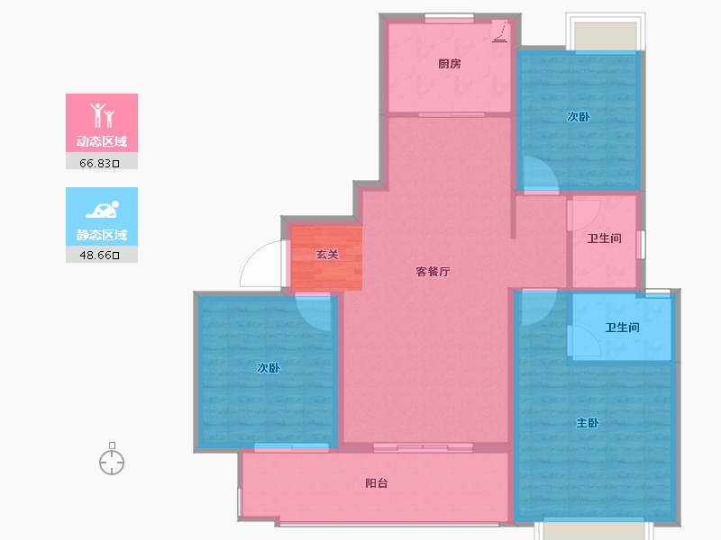 江西省-赣州市-联泰天�Z-104.80-户型库-动静分区