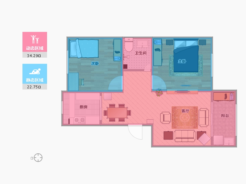 河北省-邯郸市-峰峰矿务局011-53.24-户型库-动静分区