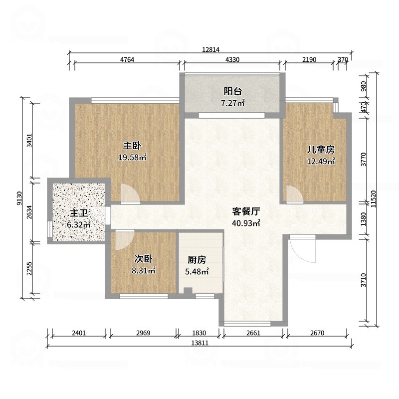 历歌-平顶山工业职业技术学院  李金香2-户型图概览