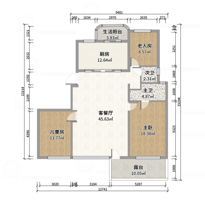 雷超-保利天珺143-户型图概览