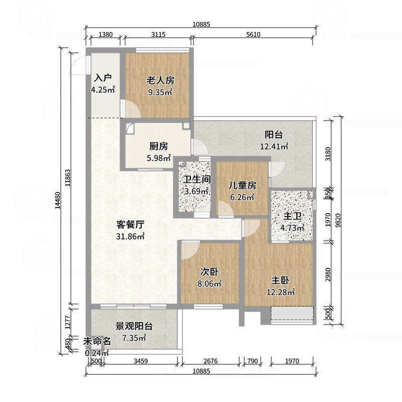 ASDDSA1-中古风-户型图概览