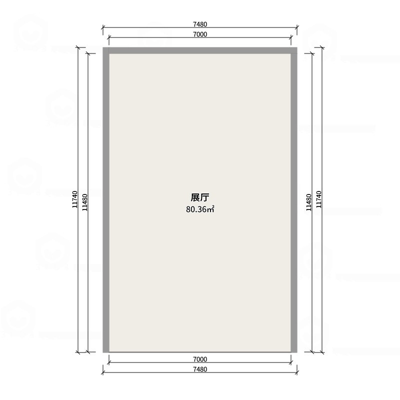 阿凌设计-奈美熊-服装展厅-户型图概览