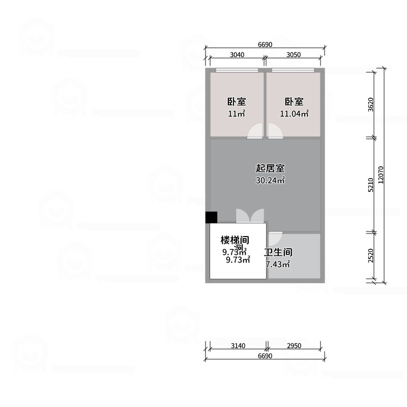 设计师珂源-金地悦海湾新中式360㎡茶楼-户型图概览