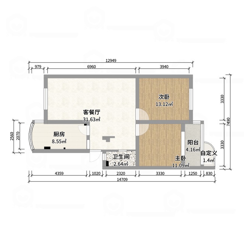 七十二时-临潭路-户型图概览
