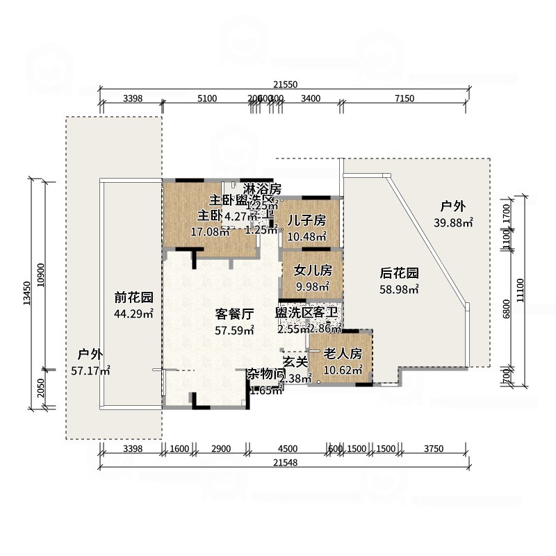 熬暖酱-重庆龙湖学樘府南法自然主义私宅-户型图概览