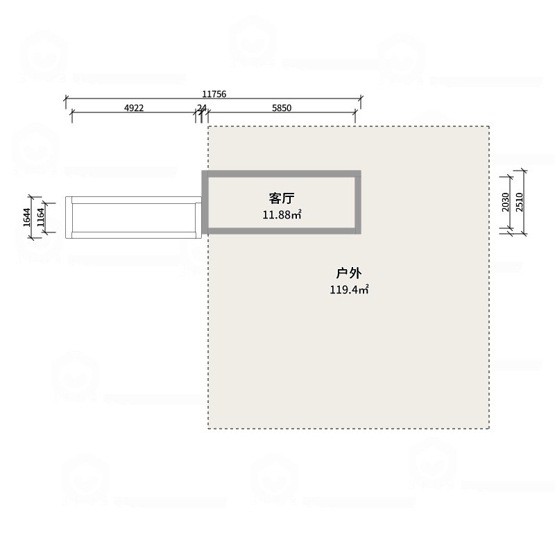 花园云设计-现代花园景观-户型图概览