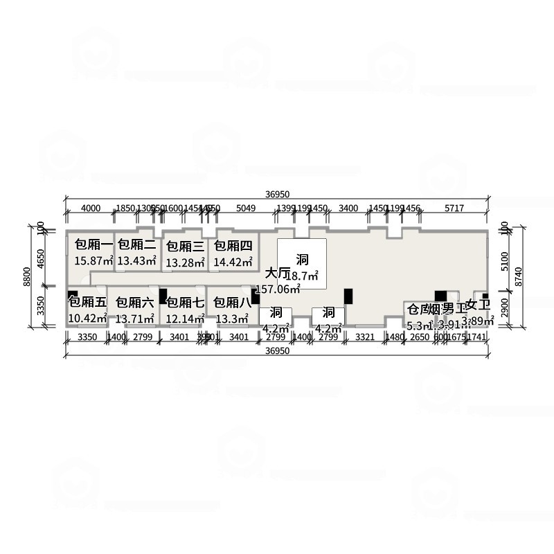 设计师玉京子-台球棋牌-户型图概览