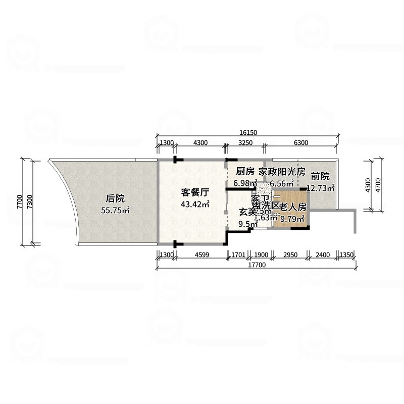 熬暖酱-重庆绿城春熙云庐自然主义私宅-户型图概览