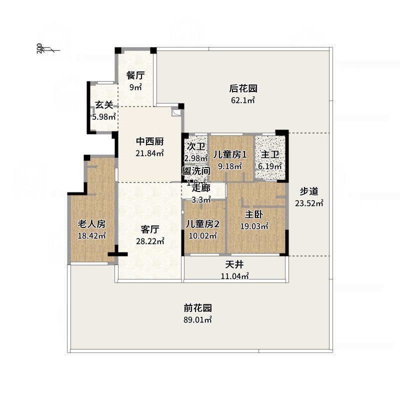 包包别-《自然主义》-成都新尚.尚院-户型图概览