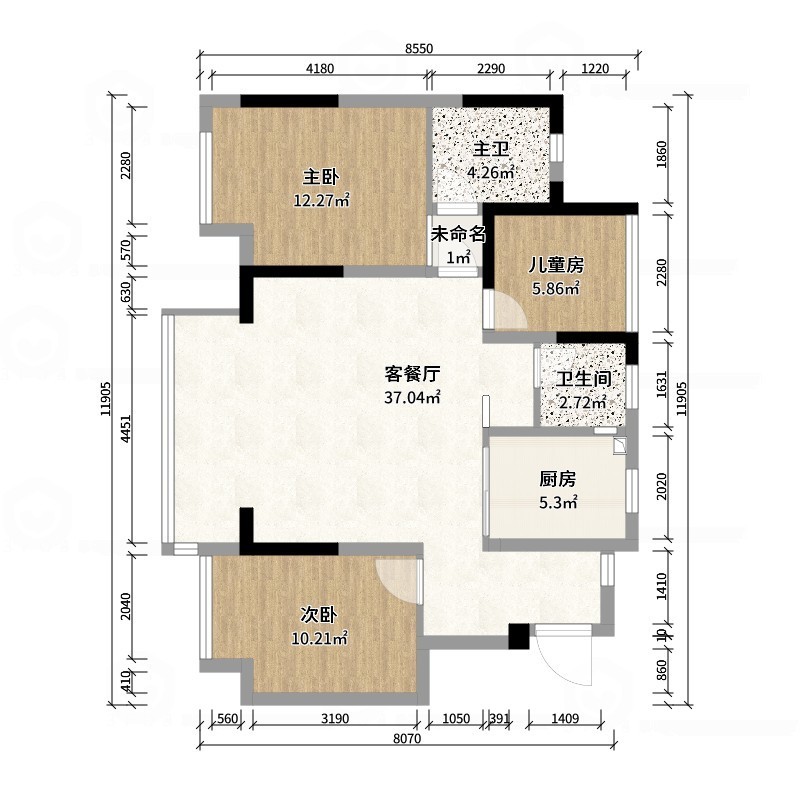 将山佳苑三期户型图图片