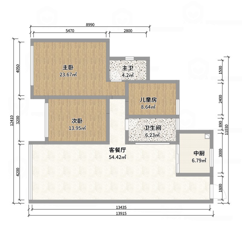 常科-《首开琅樾》极简黑白灰｜大平层高级住宅-户型图概览