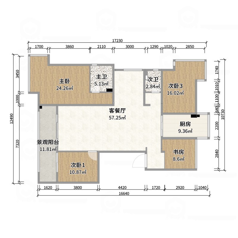 玉兴康城户型图图片