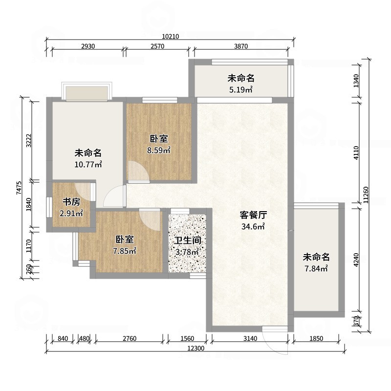 东方家园户型图图片