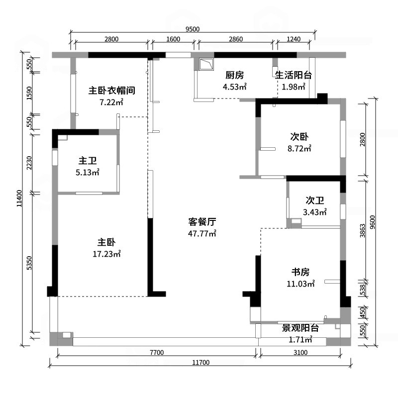 熬暖酱-成都花样年香门第自然主义住宅-户型图概览