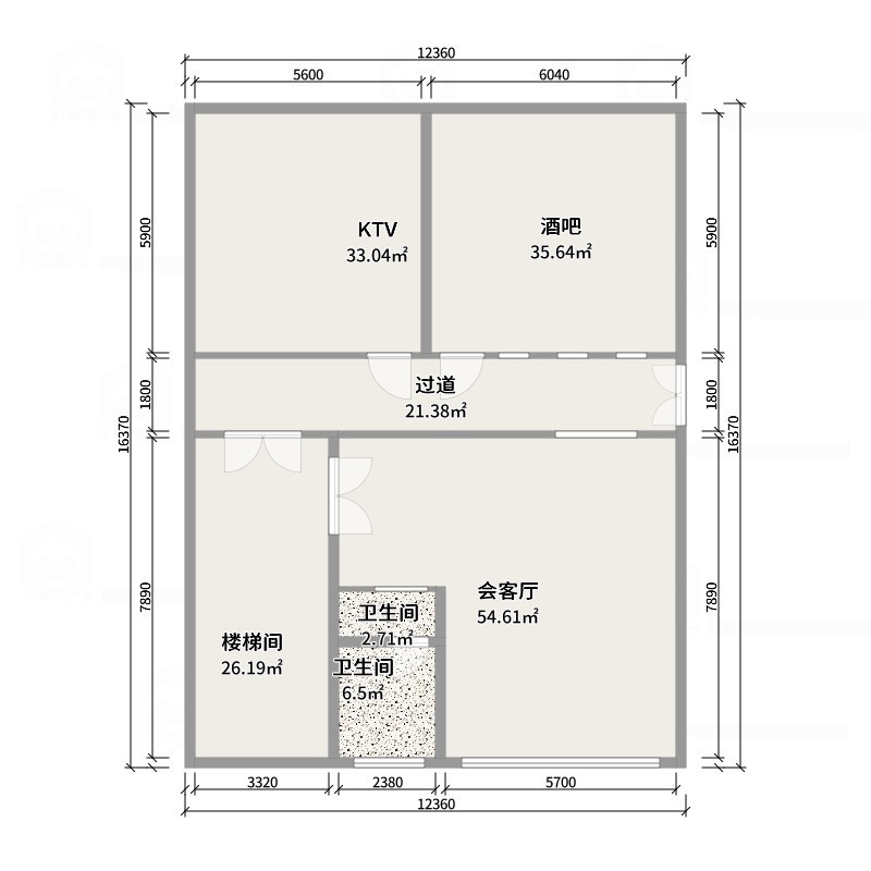 欧阳雪健-新中式别墅私享会所-KTV酒吧-户型图概览