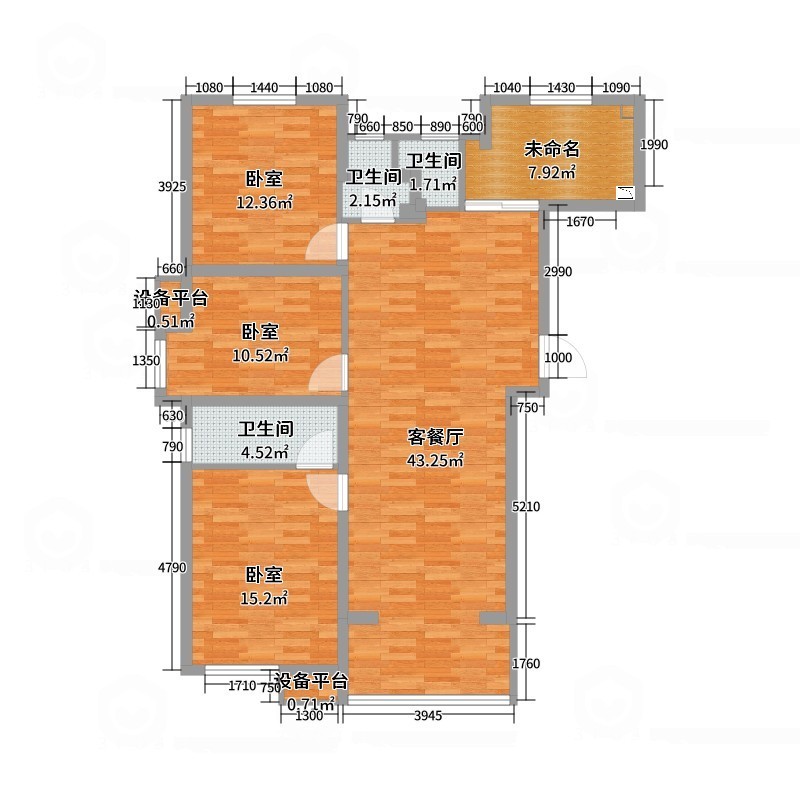 江城逸品三期户型图片