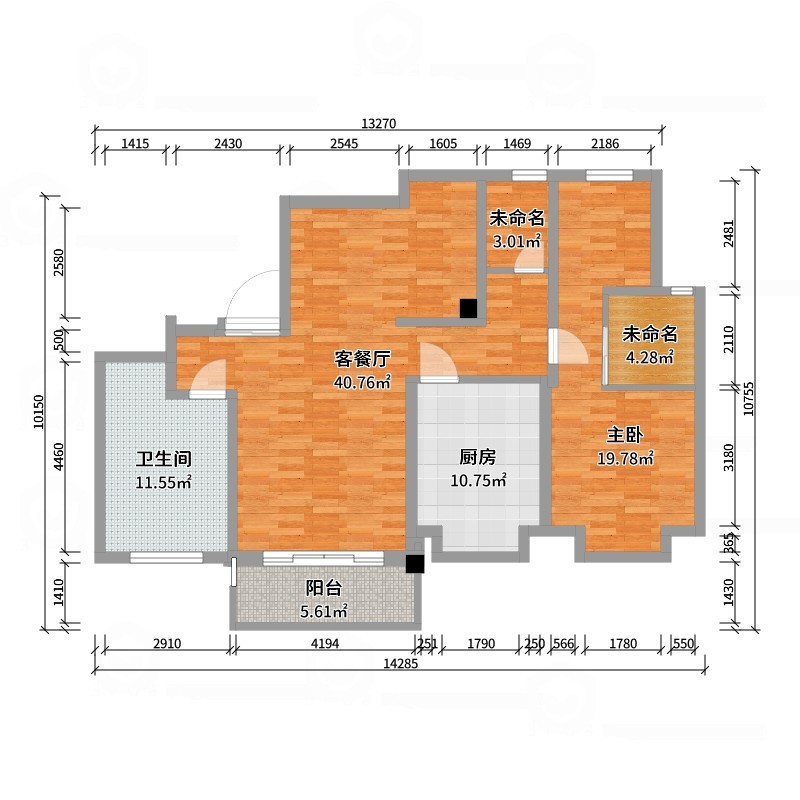 长江华府户型图片