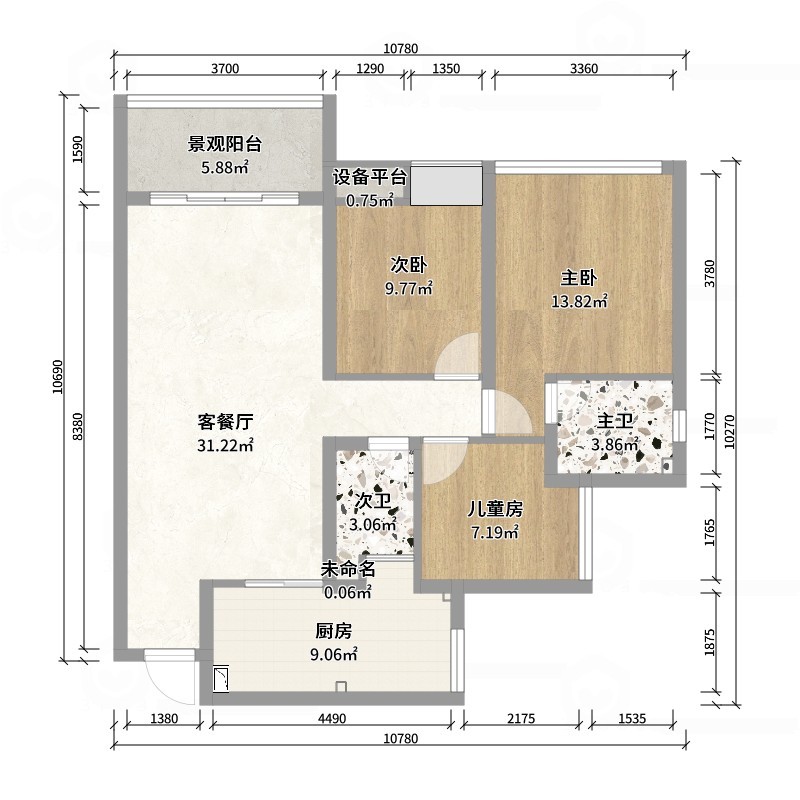 京熙国际户型图图片