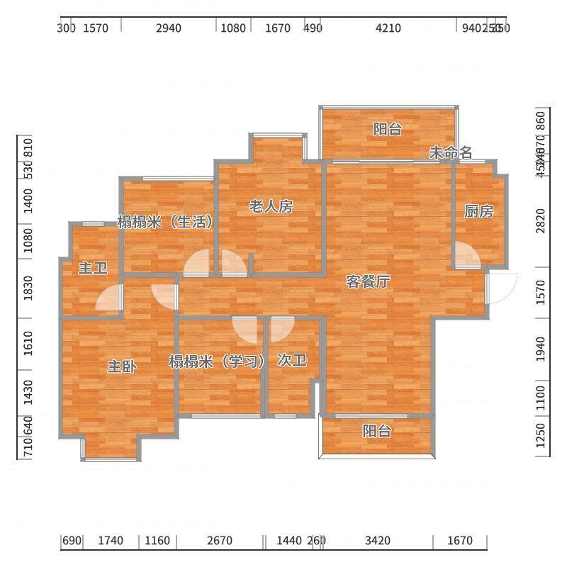 设计-效果图-【鸾】-户型图概览