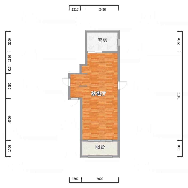 庄育霖-银川马斯特府邸日式64平设计-户型图概览
