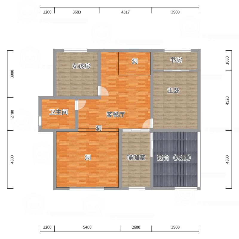 刘月-美式别墅-户型图概览