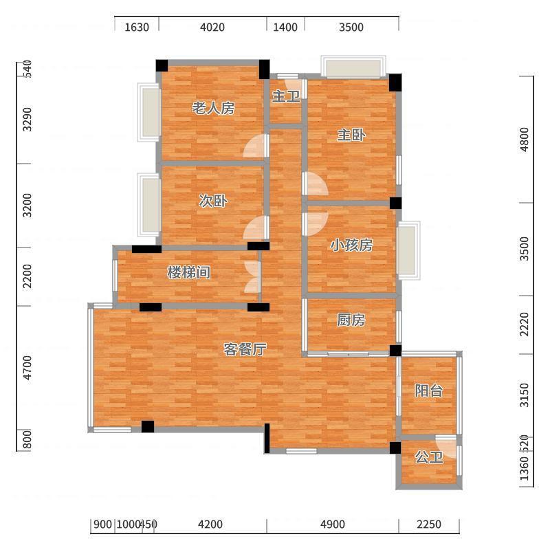 设计道也梁普荣-《新中式西门》-户型图概览