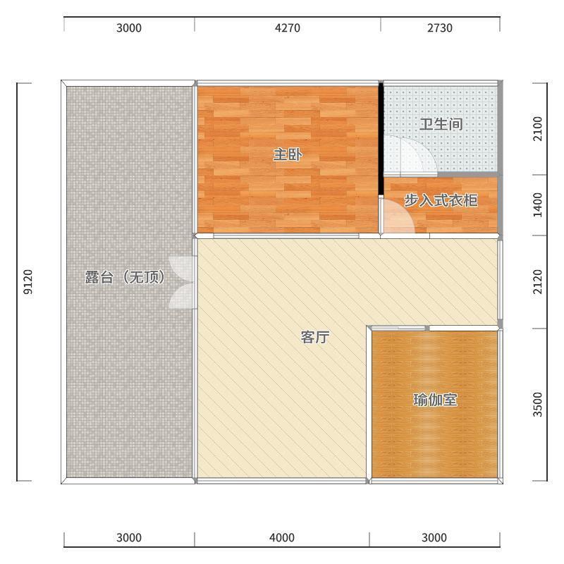 陈辉-现代黑白-户型图概览