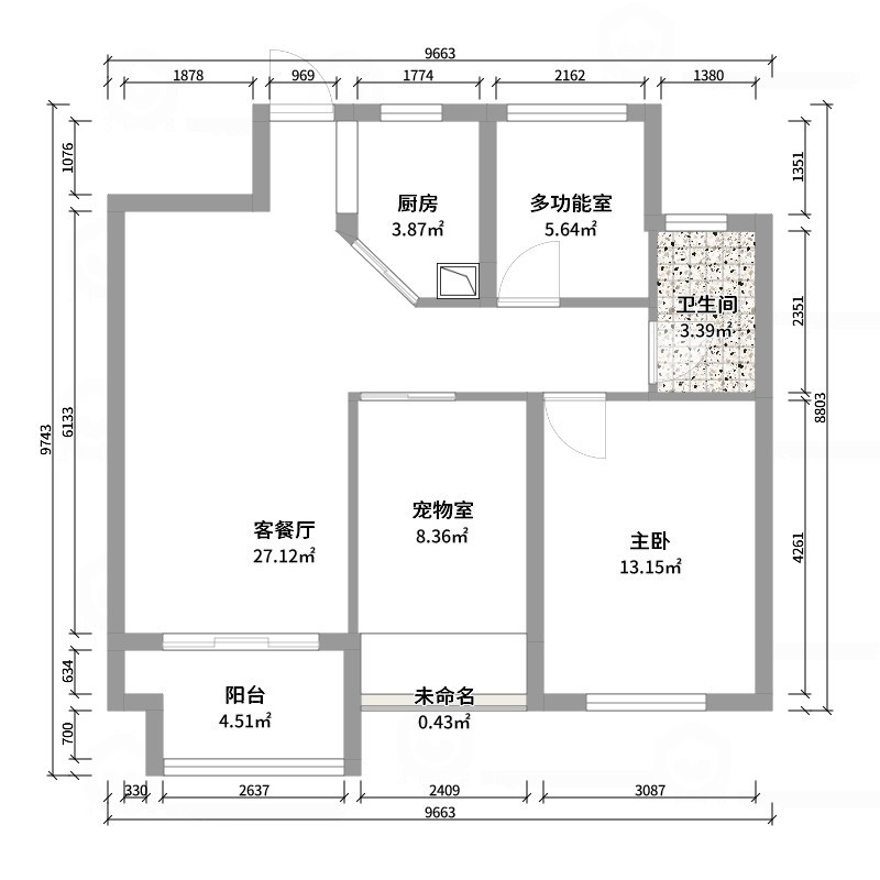 PRC沐云设计-极简风装修效果图