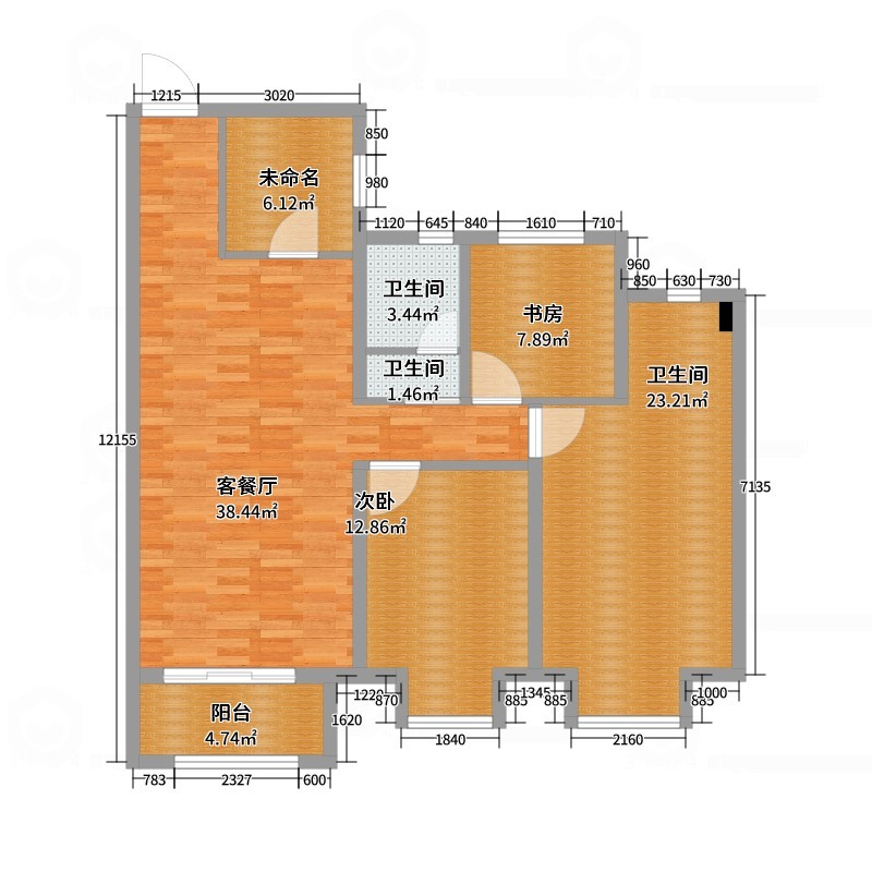 紫云府-803三室-现代-副本