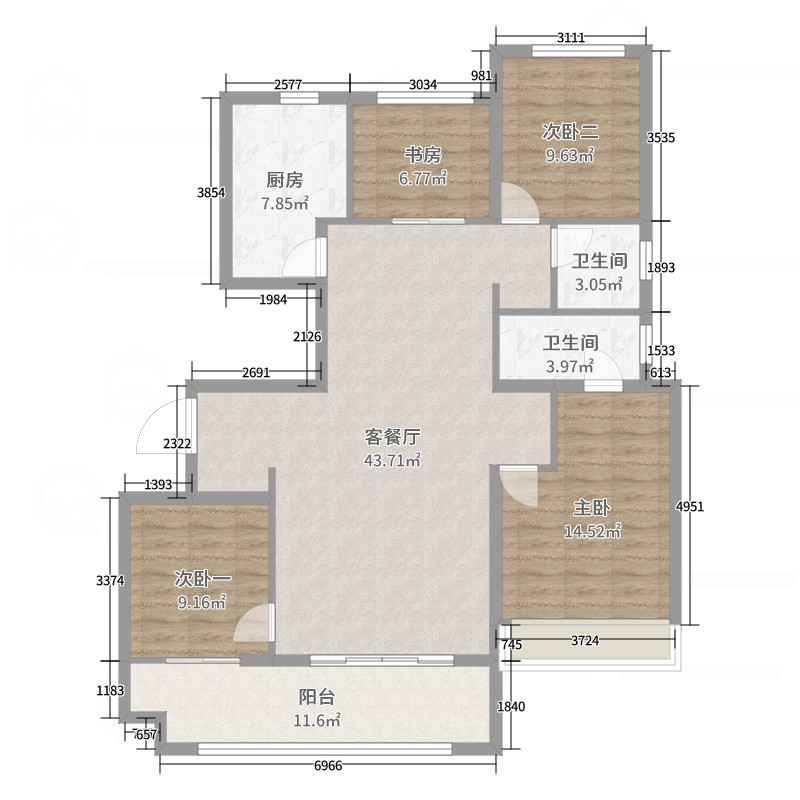 万科民安江山府6号楼,9号楼,10号楼142m²-副本-副本