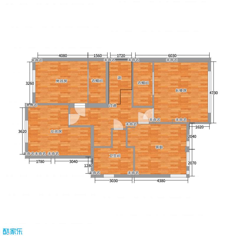 李青越-194㎡新中式别墅-户型图概览